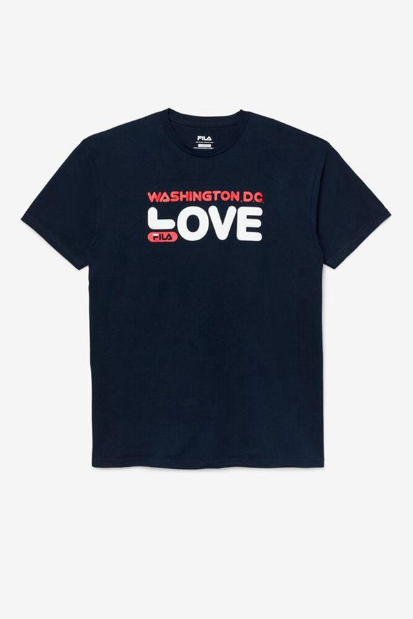 Fila T-Shirt Herr Marinblå - Washington Dc Love,49678-EBNK